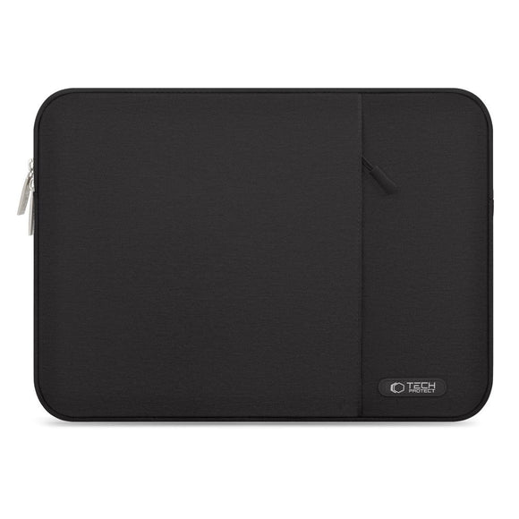 Tech-Protect Sleevy MacBook/Laptop 15-16" Sleeve m. Lomme - Sort