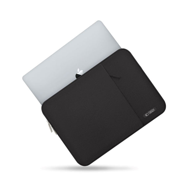 Tech-Protect Sleevy MacBook/Laptop 15-16" Sleeve m. Lomme - Sort