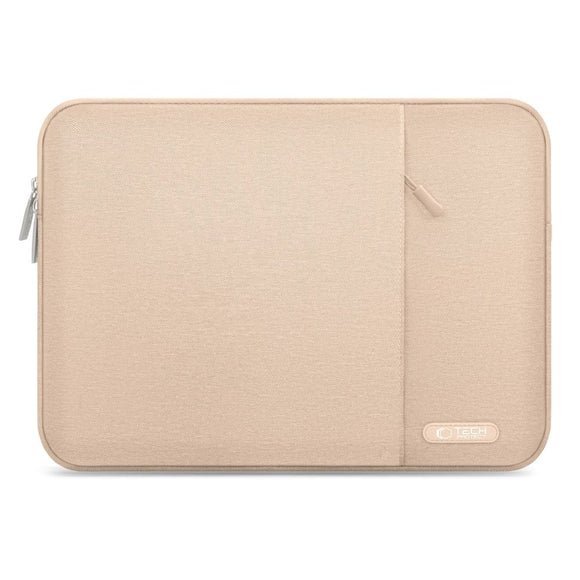 Tech-Protect Sleevy MacBook/Laptop 15-16" Sleeve m. Lomme - Beige