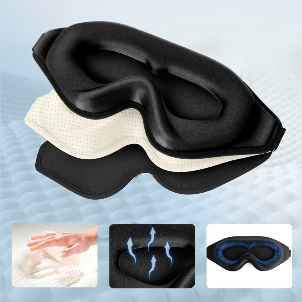 Tech-Protect Sovemaske - Sort