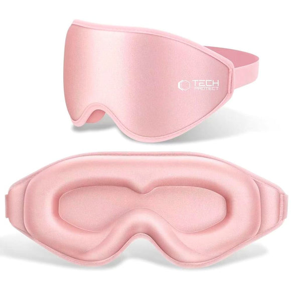 Tech-Protect Sovemaske - Lyserød