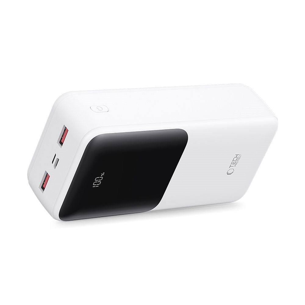 Tech-Protect Powerbank 30000mAh 22.5W - Hvid