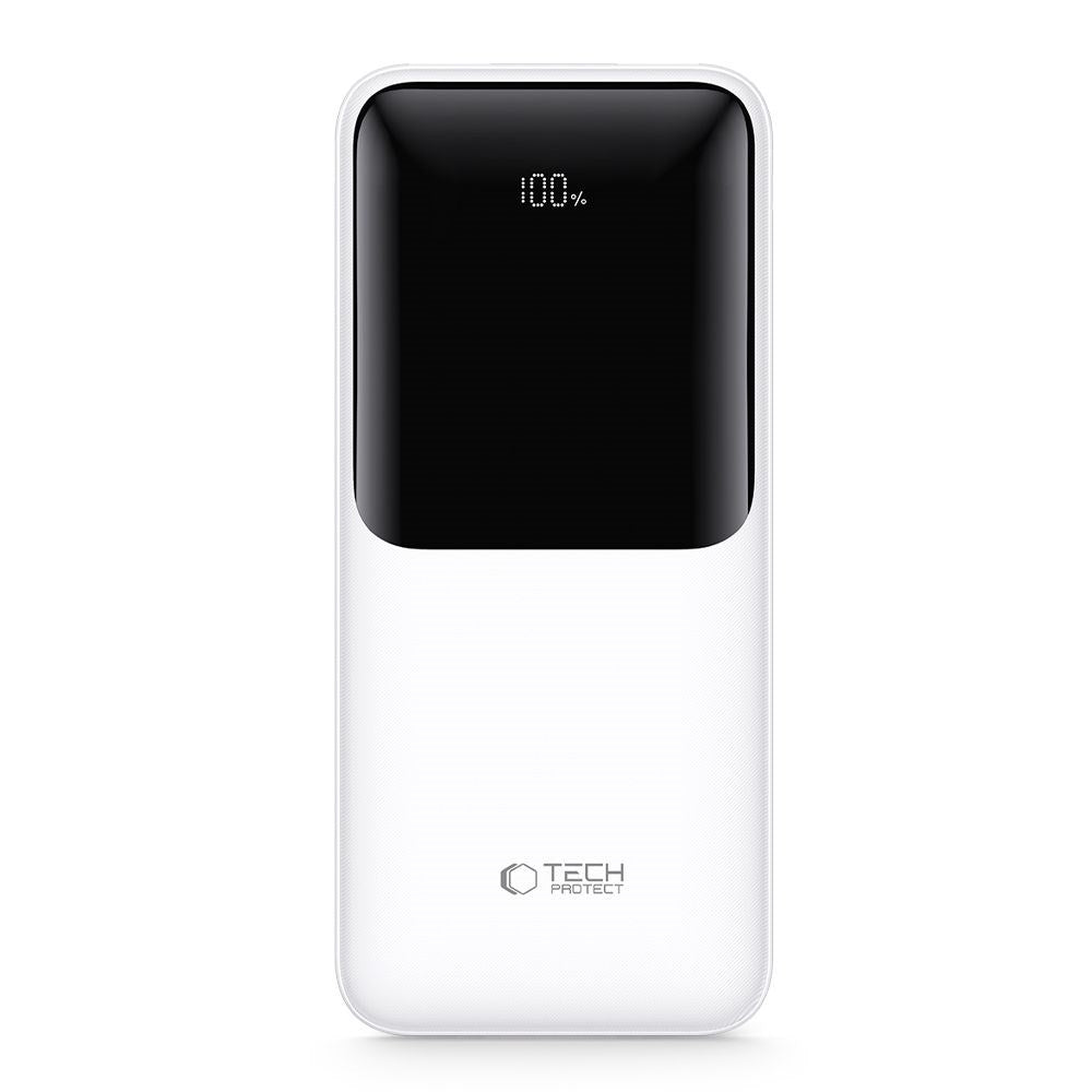 Tech-Protect Powerbank 30000mAh 22.5W - Hvid