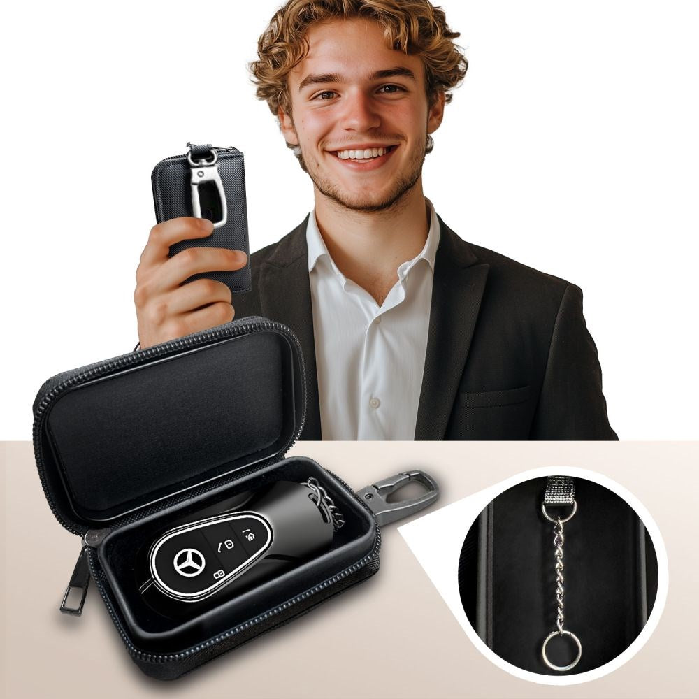 Tech-Protect KLR300 Etui til Bilnøgle m. RFID-Blokering - Sort