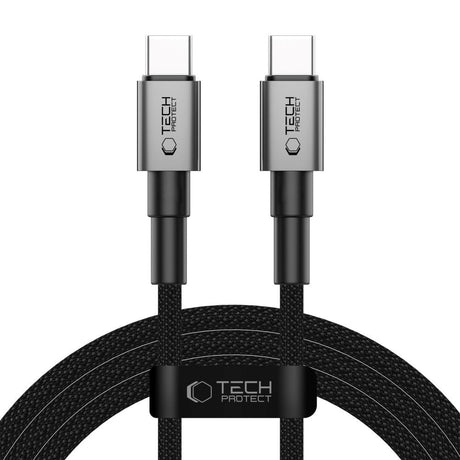 Tech-Protect Ultraboost DNA PD 100W/5A USB-C til USB-C Kabel 2m - Sort / Mørkegrå