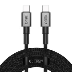 Tech-Protect Ultraboost DNA PD 100W/5A USB-C til USB-C Kabel 3m - Sort / Mørkegrå