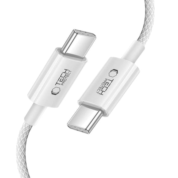 Tech-Protect Ultraboost Lite 60W / 3A USB-C til USB-C Kabel 1m - Grå
