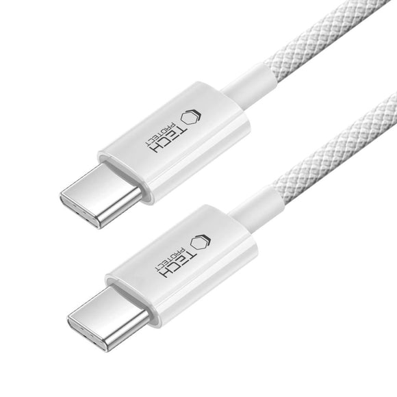 Tech-Protect Ultraboost Lite 60W / 3A USB-C til USB-C Kabel 2m - Grå