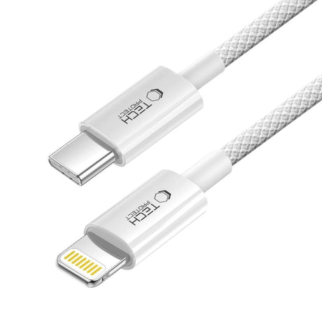 Tech-Protect Ultraboost Lite 27W / 3A Lightning til USB-C Kabel 1m - Grå