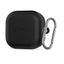 Samsung Galaxy Buds 4 / 4 Pro Tech-Protect Silikone Cover m. Karabinhage - Sort