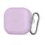 Samsung Galaxy Buds 4 / 4 Pro Tech-Protect Silikone Cover m. Karabinhage - Lilla