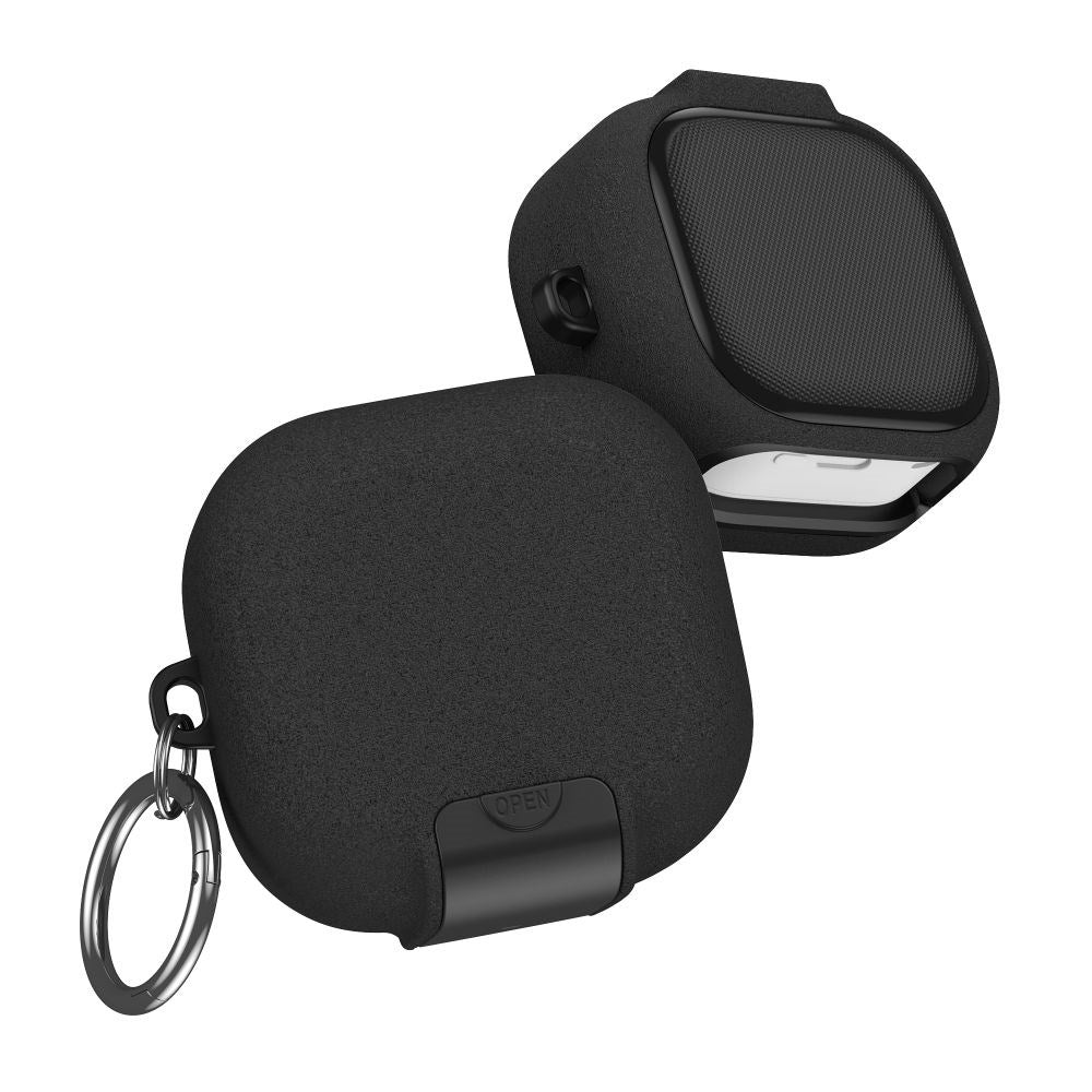 Samsung Galaxy Buds 4 / 4 Pro Tech-Protect Slim Hook Cover - Sort