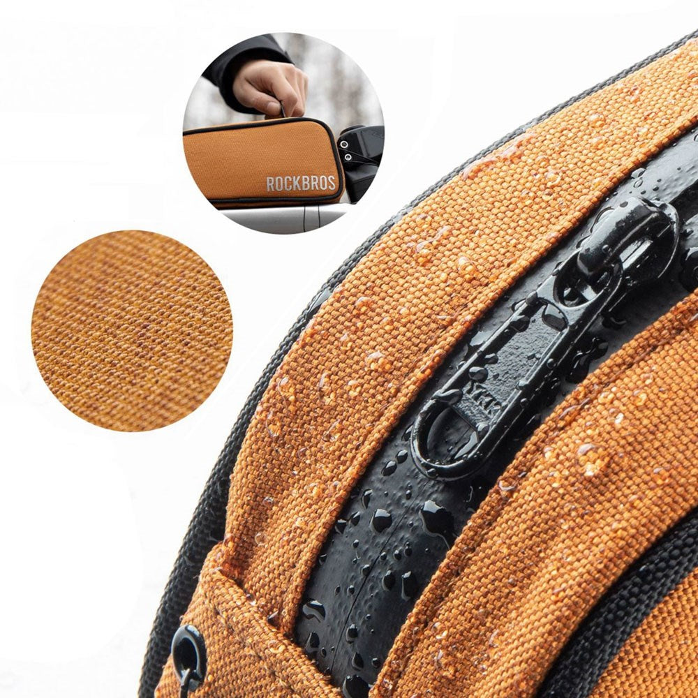 Rockbros Cykeltaske til Cykelstel - 0.7L - Orange
