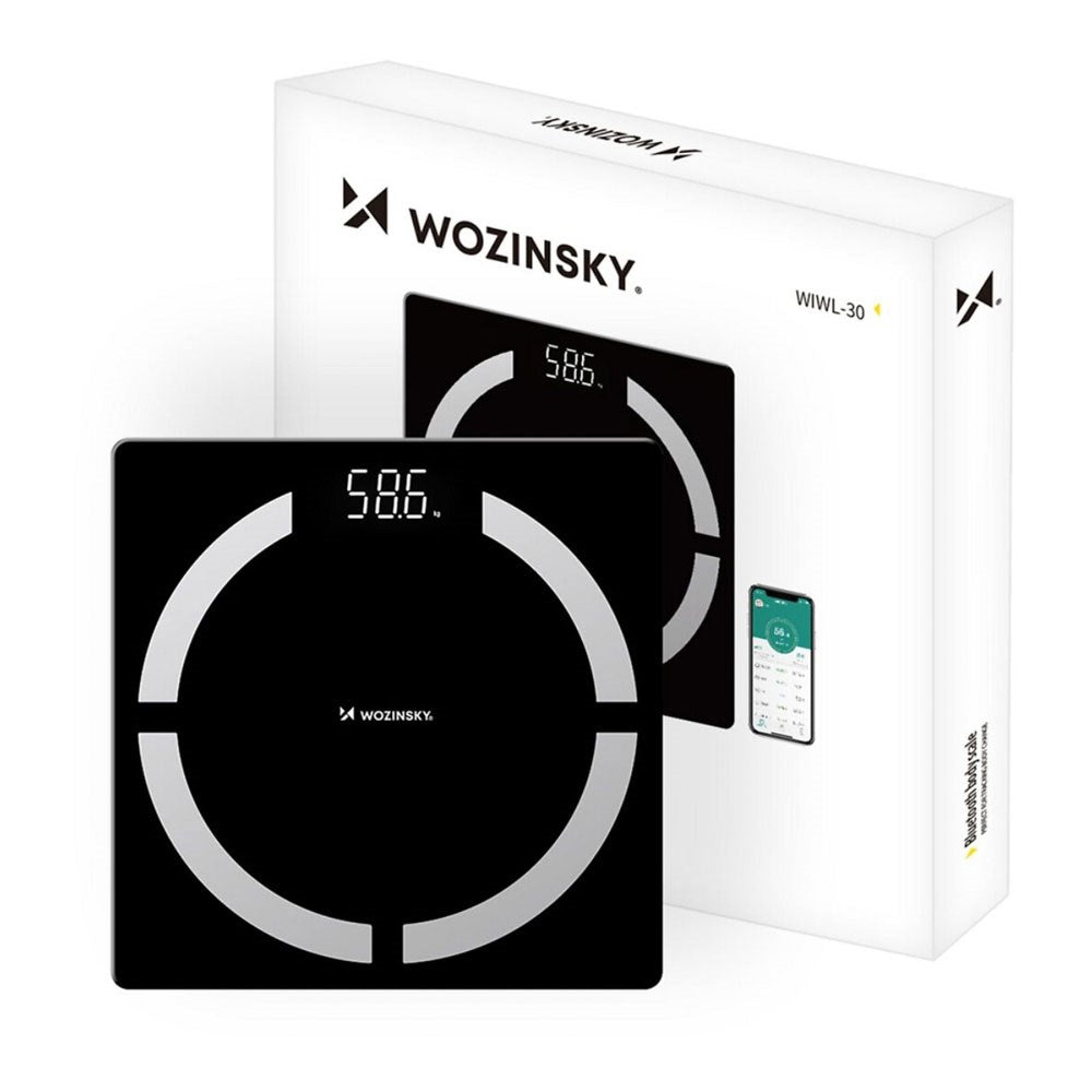 Wozinsky Smart Bluetooth Badevægt - Sort