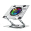Wozinsky CoolBase Laptop- / Tabletstander m. RGB-Lys & Nedkøling - Grå