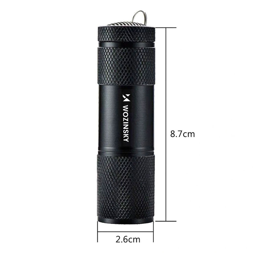 Wozinsky WLD-9L UV Lommelygte til Spordetektion - Sort