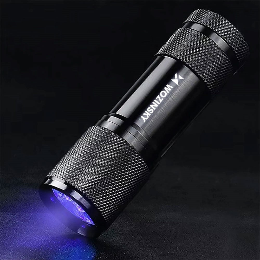 Wozinsky WLD-9L UV Lommelygte til Spordetektion - Sort