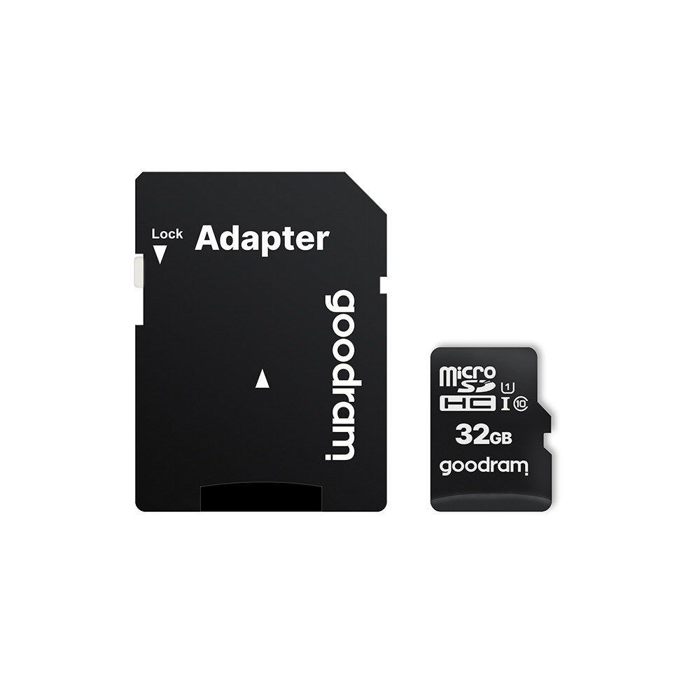 GoodRam 32GB Micro SDHC Hukommelseskort - Sort
