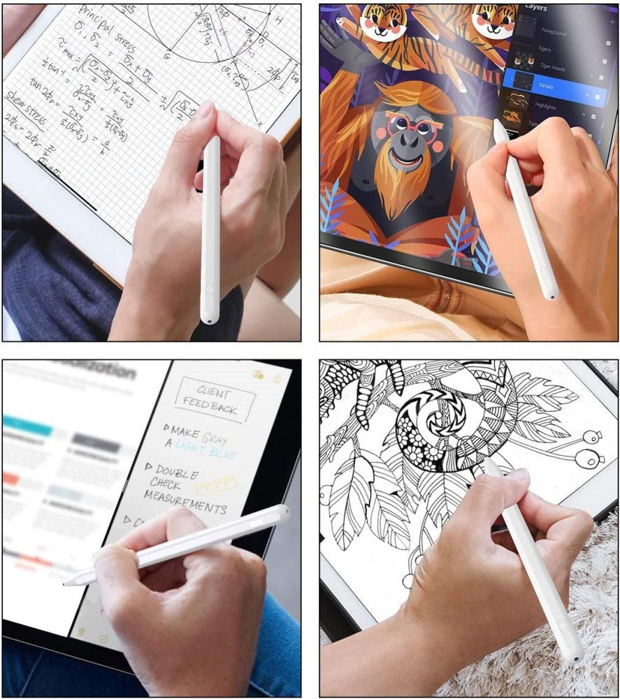 Tech Protect Digital Stylus Pen Til iPad - Hvid