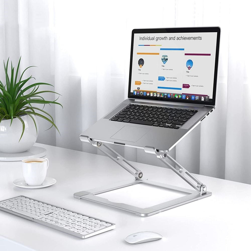 Tech-Protect Prodesk Laptop Stander - Sølv