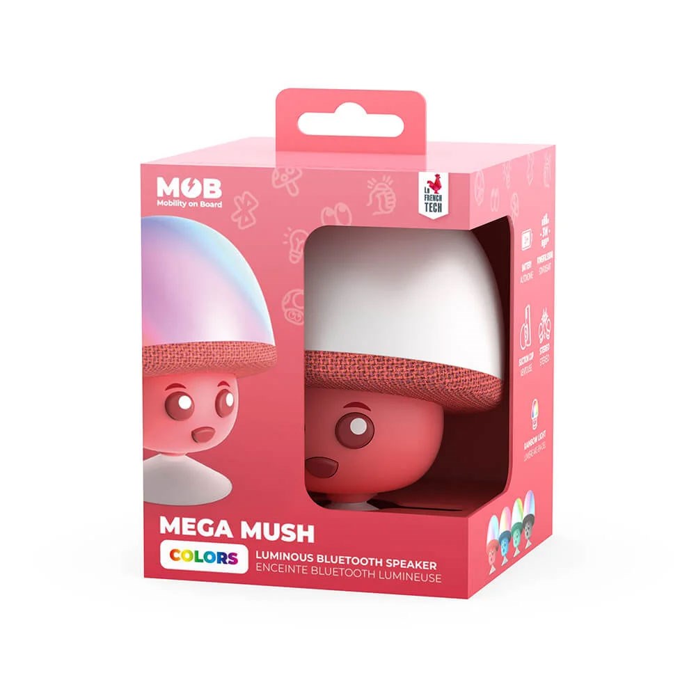MOB Mega Mush Bluetooth Højtaler - Lyserød