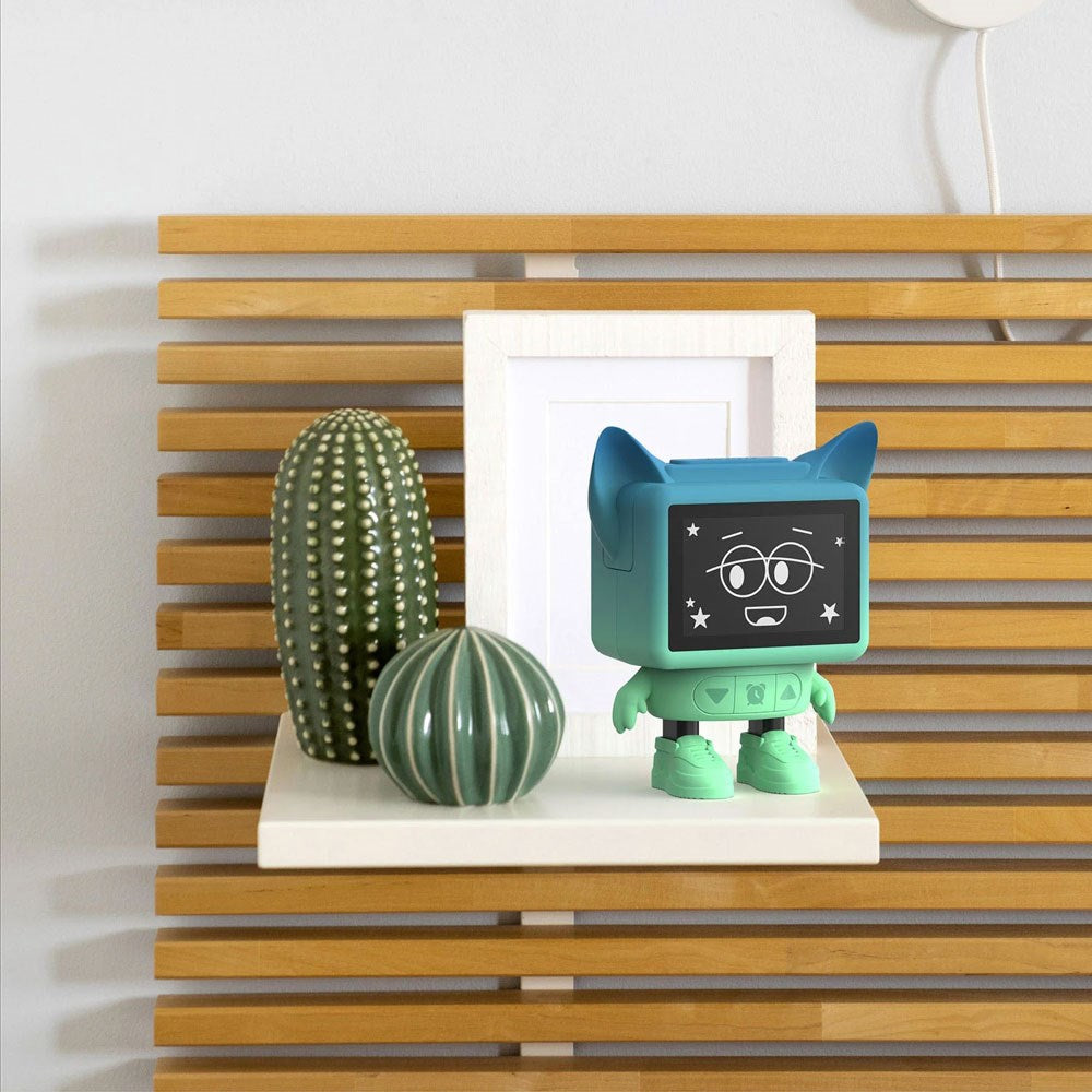MOB - Dancing Alarm Clock Bluetooth Højtaler - Blå
