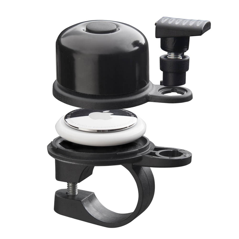 Elago AirBell Ringeklokke (22 mm) m. AirTag 1. & 2. Gen. Holder - Sort