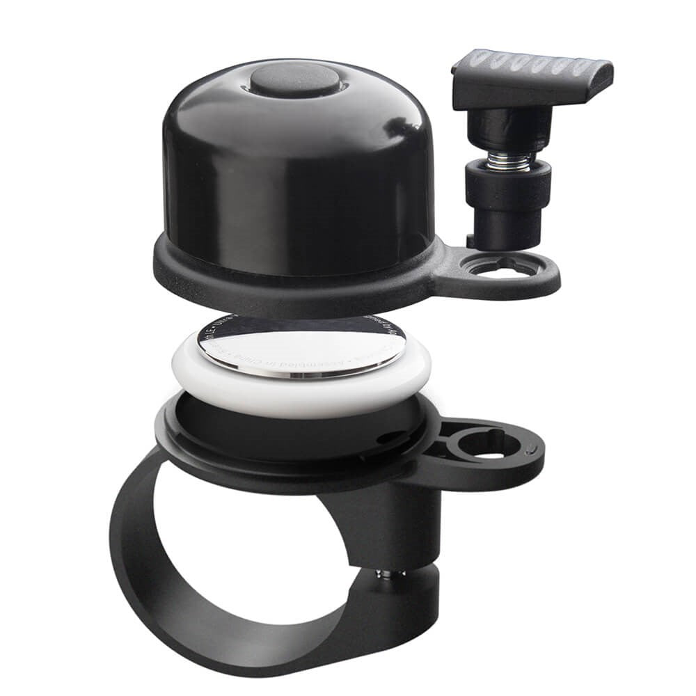 Elago AirBell Ringeklokke (31.8 mm) m. AirTag 1. & 2. Gen. Holder - Sort