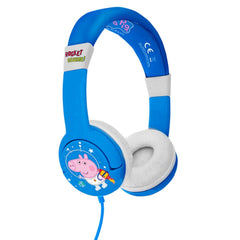 Børne Headset 3-7 År Max. 85dB - Peppa Pig Rocket George - Blå