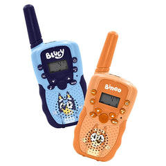 OTL BLUEY Digitalt Walkie Talkie Sæt - 2 stk - Blå / Orange