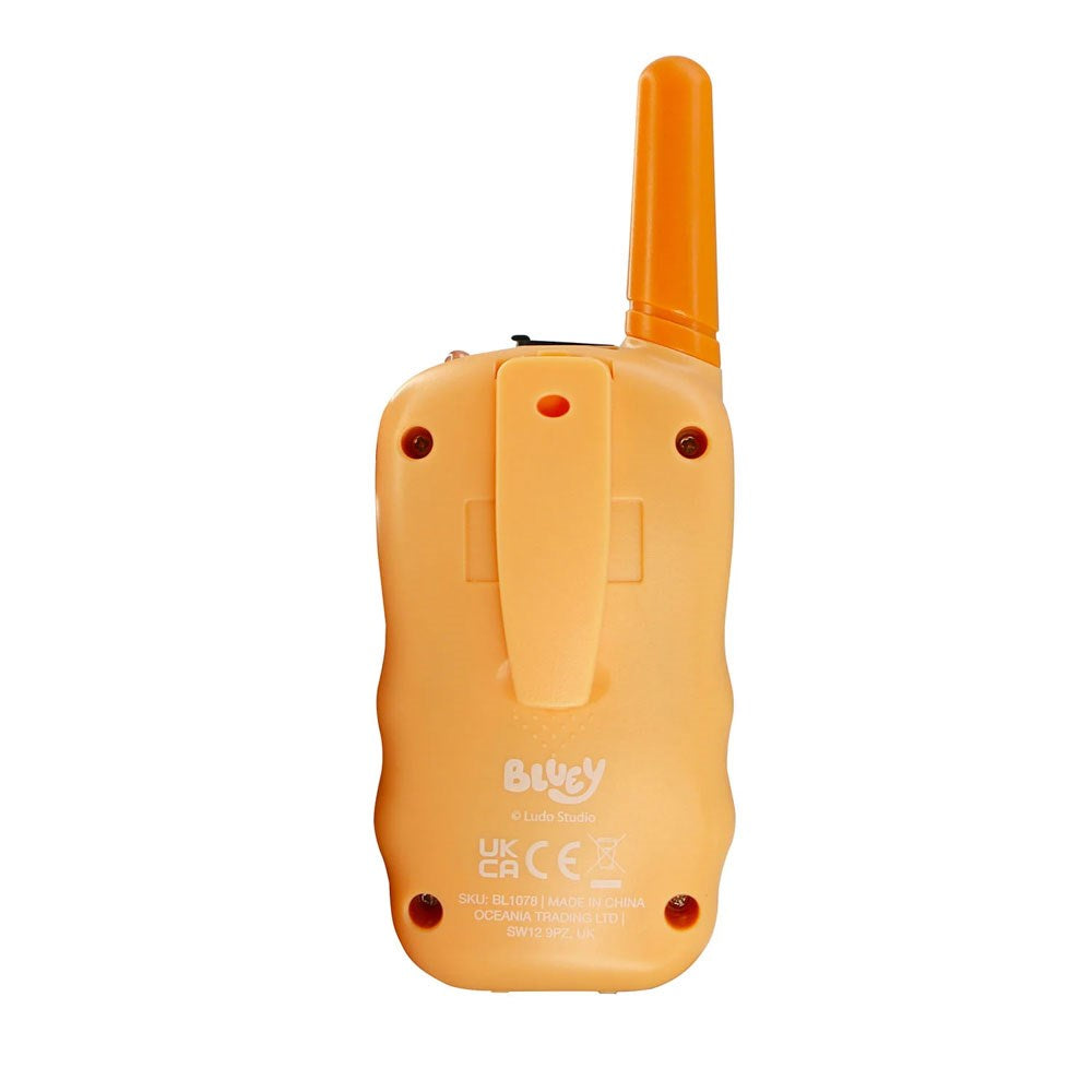 OTL BLUEY Digitalt Walkie Talkie Sæt - 2 stk - Blå / Orange