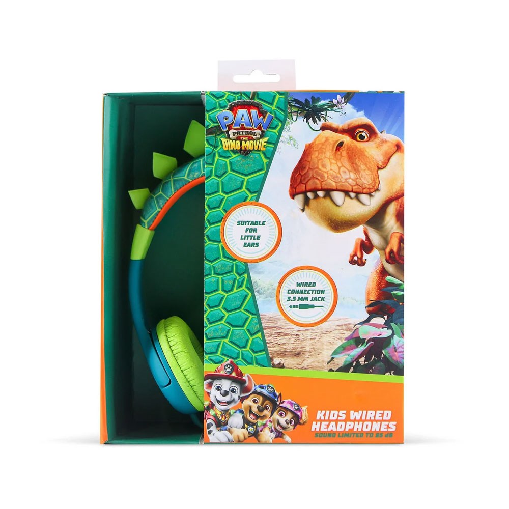 OTL Paw Patrol Dino Høretelefoner m. Ledning - On-Ear - Grøn