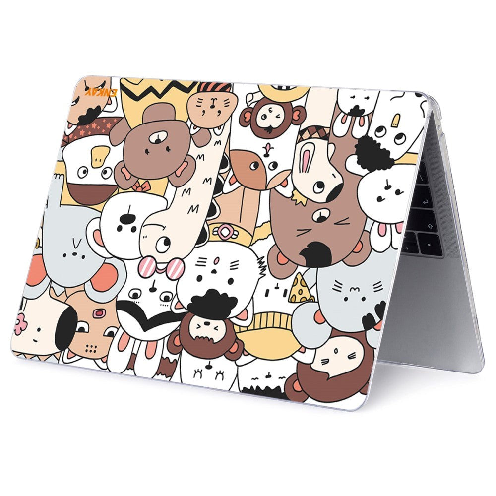 MacBook Pro 16 ENKAY Protective Hard Case m. Print - Zoo
