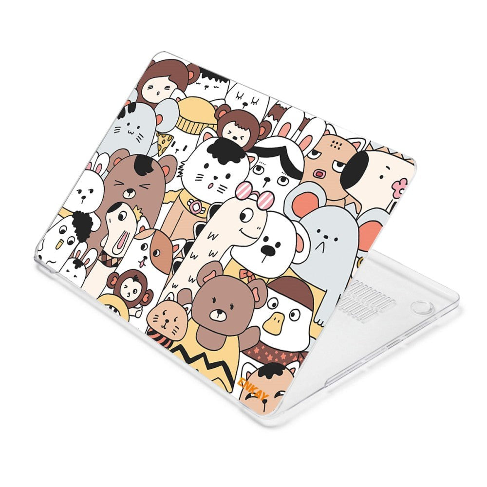 MacBook Pro 16 ENKAY Protective Hard Case m. Print - Zoo