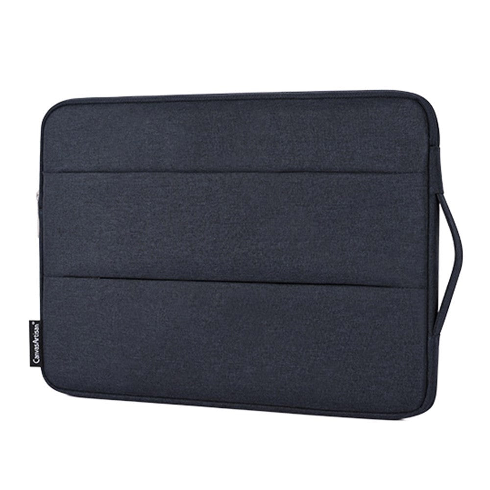 CanvasArtisan Sleeve m. Håndtag Til Macbook / Bærbar PC 15" - (39 x 28 x 2 cm) - Sort