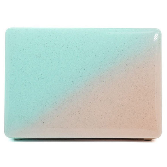 MacBook Air 13 (2011-2017) Plastik Laptop Cover - Blå / Sandfarvet