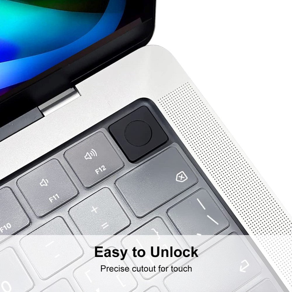 MacBook Pro 14/16" M5/M4/M3/M2/M1 (2026-2021) ENKAY Keyboard Cover m. Dansk / EU Tastatur - Transparent