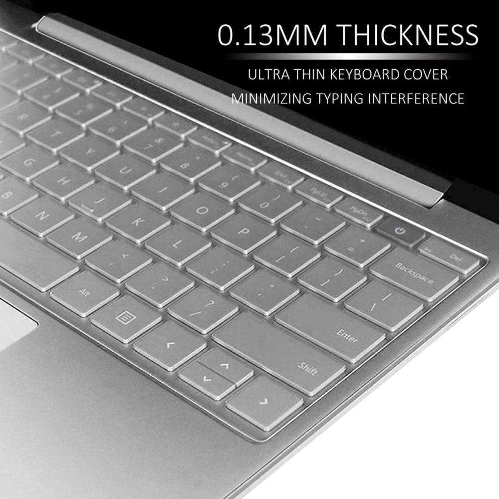 Microsoft Surface Laptop Go / Go 2 ENKAY Keyboard Cover m. Amerikansk Tastatur - Gennemsigtig