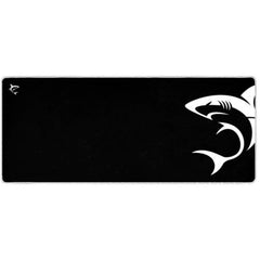 White Shark SHARK XL Gaming Musemåtte - 800 x 350 mm - Sort / Hvid