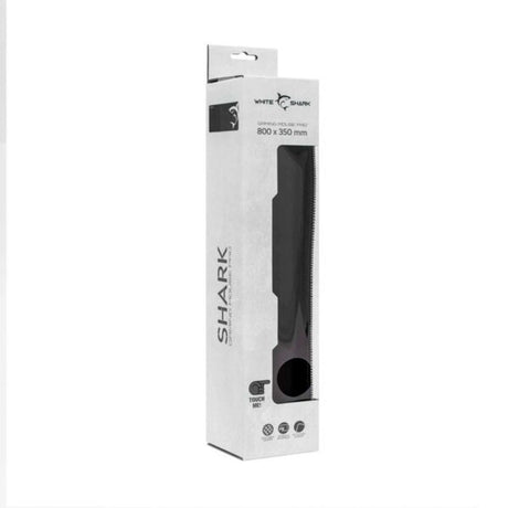 White Shark SHARK XL Gaming Musemåtte - 800 x 350 mm - Sort / Hvid