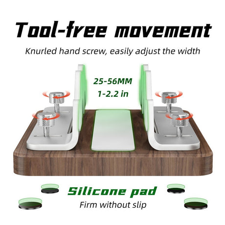 Justerbar PC Stander i Træ Til Mac Mini M4 / M3 / M2 / M1