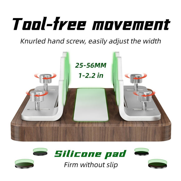 Justerbar PC Stander i Træ Til Mac Mini M4 / M3 / M2 / M1