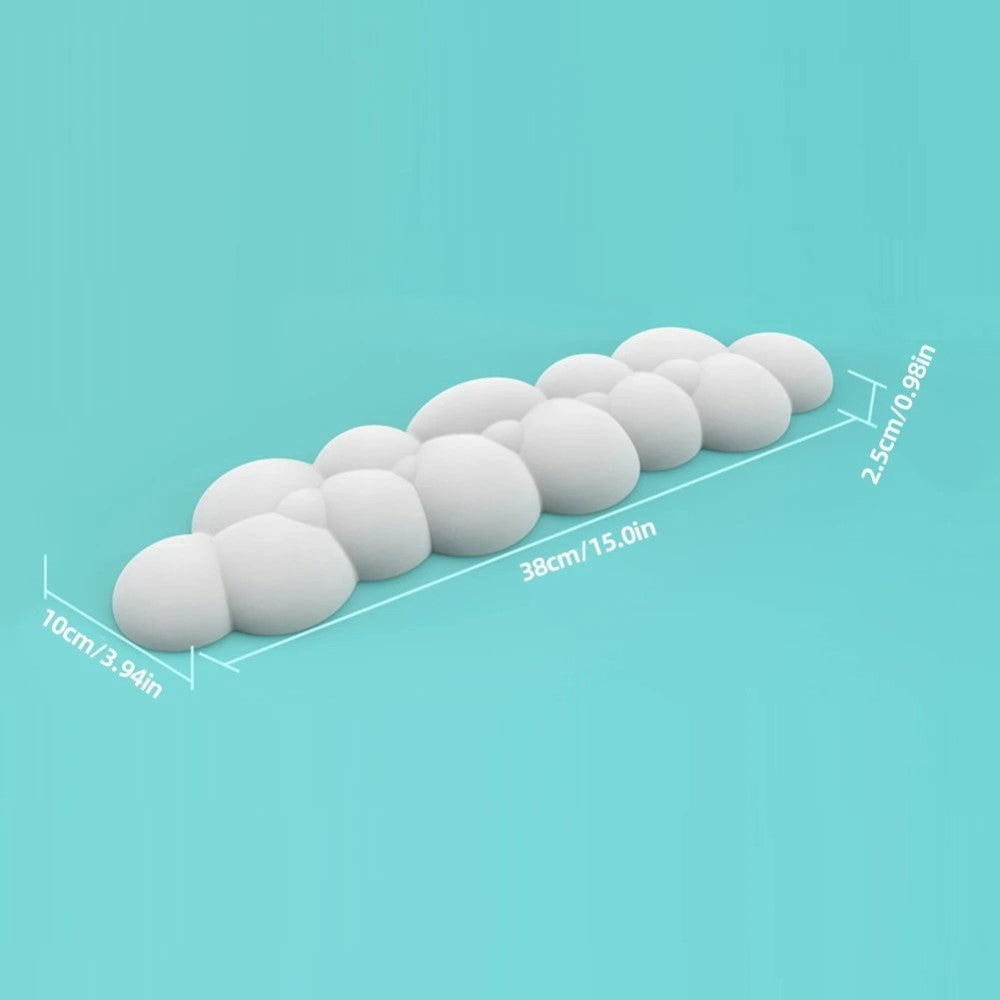 Håndledsstøtte Til Tastatur m. Sky Design - Hvid