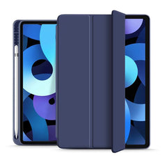 Tech-Protect Smartcase iPad Air 10.9-11" (2025-2020) Tri-fold Cover m. Pen Holder - Navy Blue