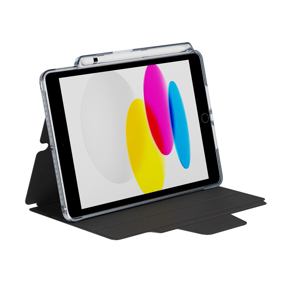 iPad 10.2" (2021 / 2020 / 2019) Tech21 Evo Folio Cover m. Apple Pencil Holder - Sort