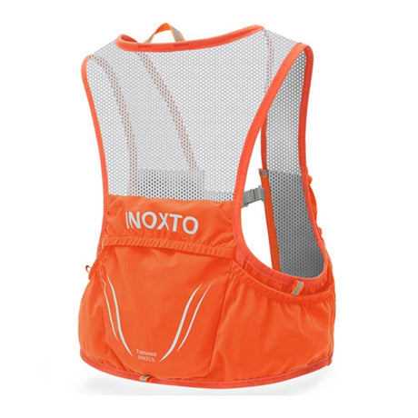 Løbevest m. Praktiske Lommer - Størrelse L - Orange