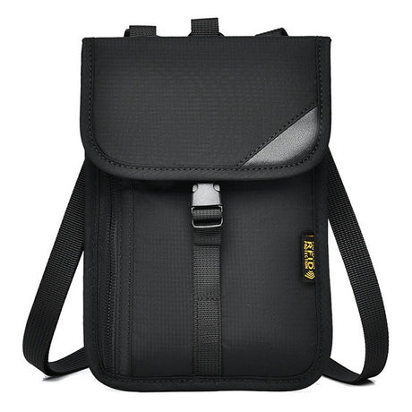 Skuldertaske m. 3 Rum (140 x 190mm) - Sort