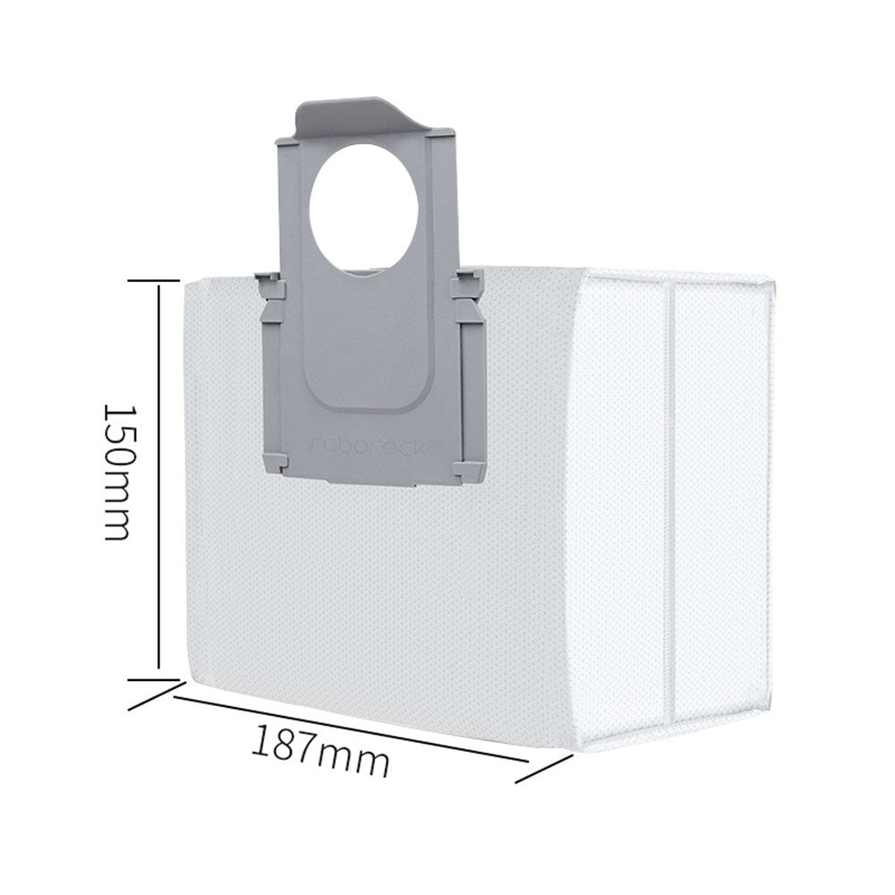 Støvsugerpose til Roborock Q5 Pro / Q7 Max / Q8 Max / Q8 Max+ / S7 MaxV / S7 / S8 Pro Ultra / S8 Robotstøvsuger - Hvid