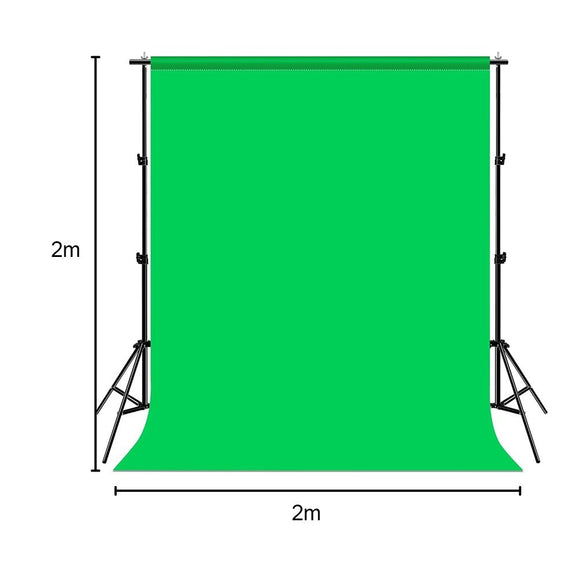 Fotobaggrund Kit - 2 x 2 m - Grøn
