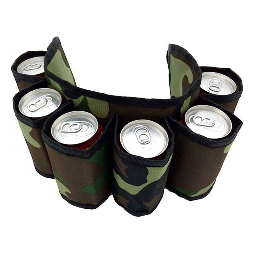 Bæltetaske til Dåser - 6 Rum - Camouflage